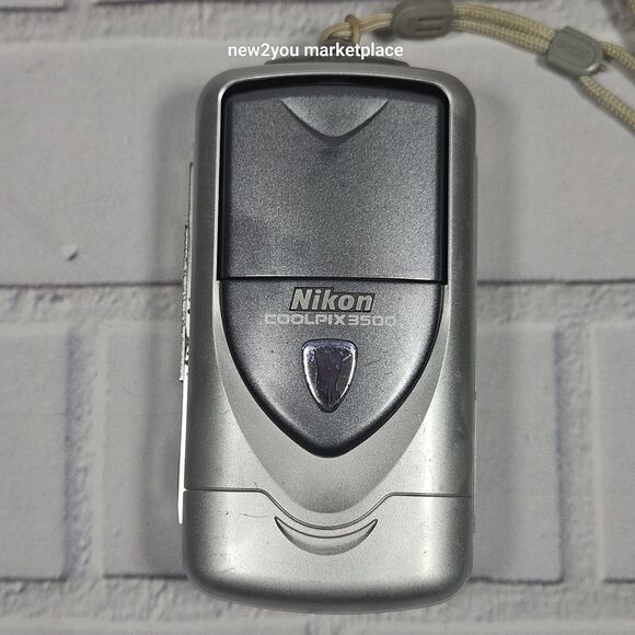 Nikon Coolpix 3500 Silver Digital Camera With Rotating Lens E3500 - UNTESTED - Picture 1 of 13